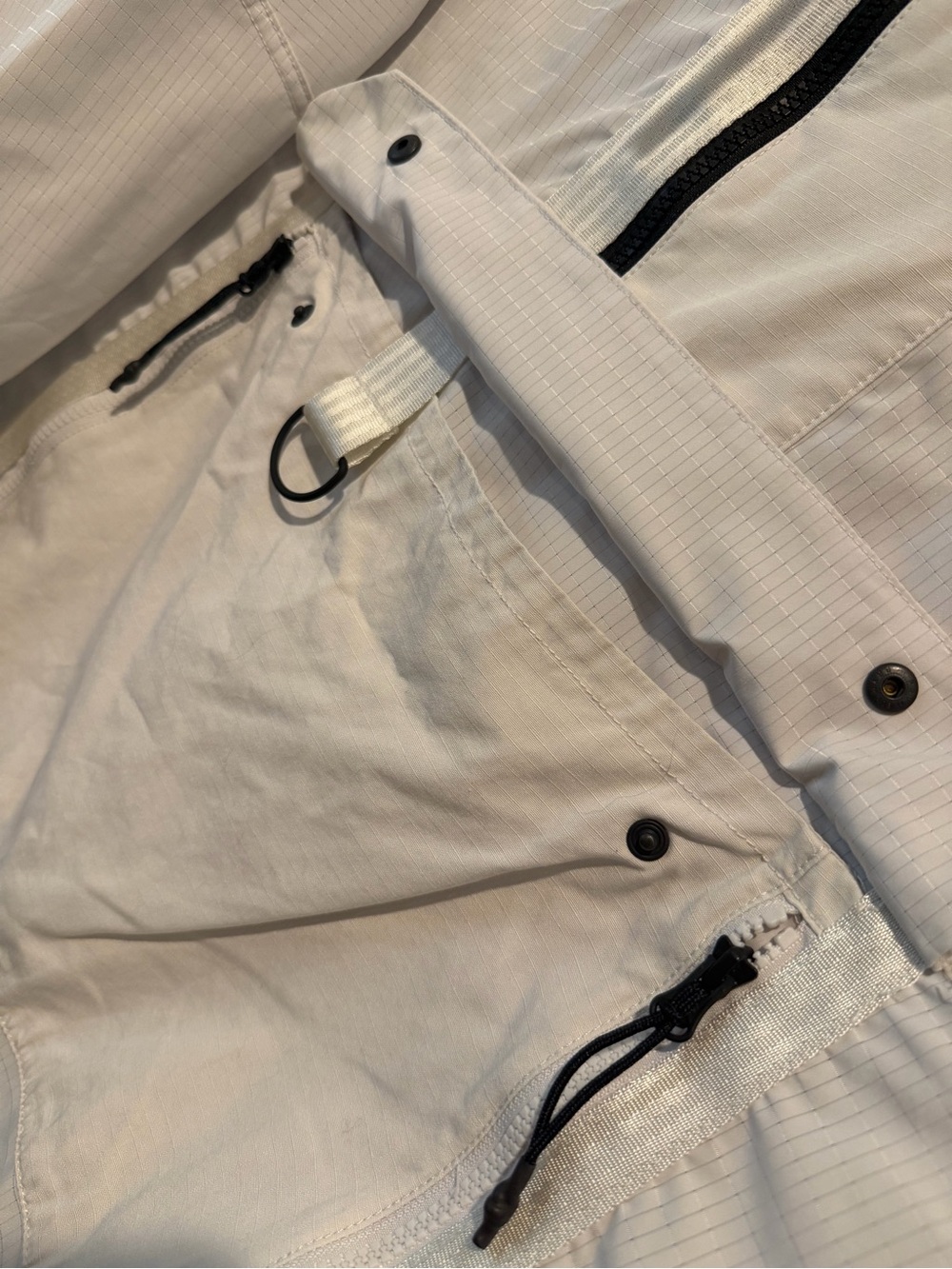 Nike Sportswear Tech Pack Nylon Jacket L White Tech Pack CK0711-094 Windbreaker - Picture 5 of 11